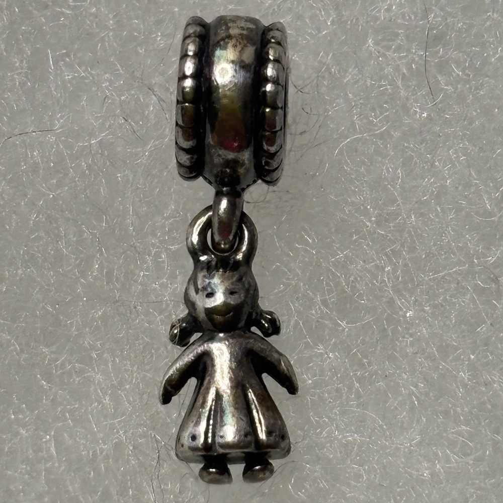 Authentic Pandora My Little Girl Dangle Charm